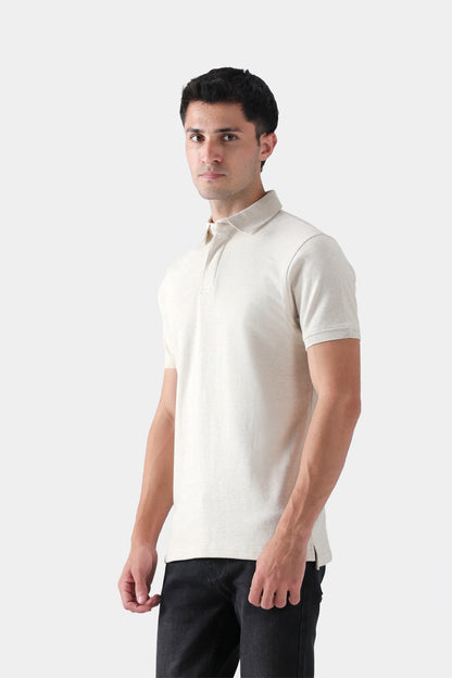 Single Button Collar Knit Polo - Cougar Clothing