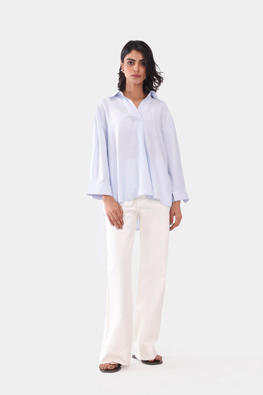 Mercerized Cotton Viscose Top - Cougar Clothing