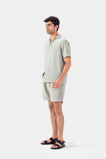 Textured Jacquard Shorts - Cougar Clothing