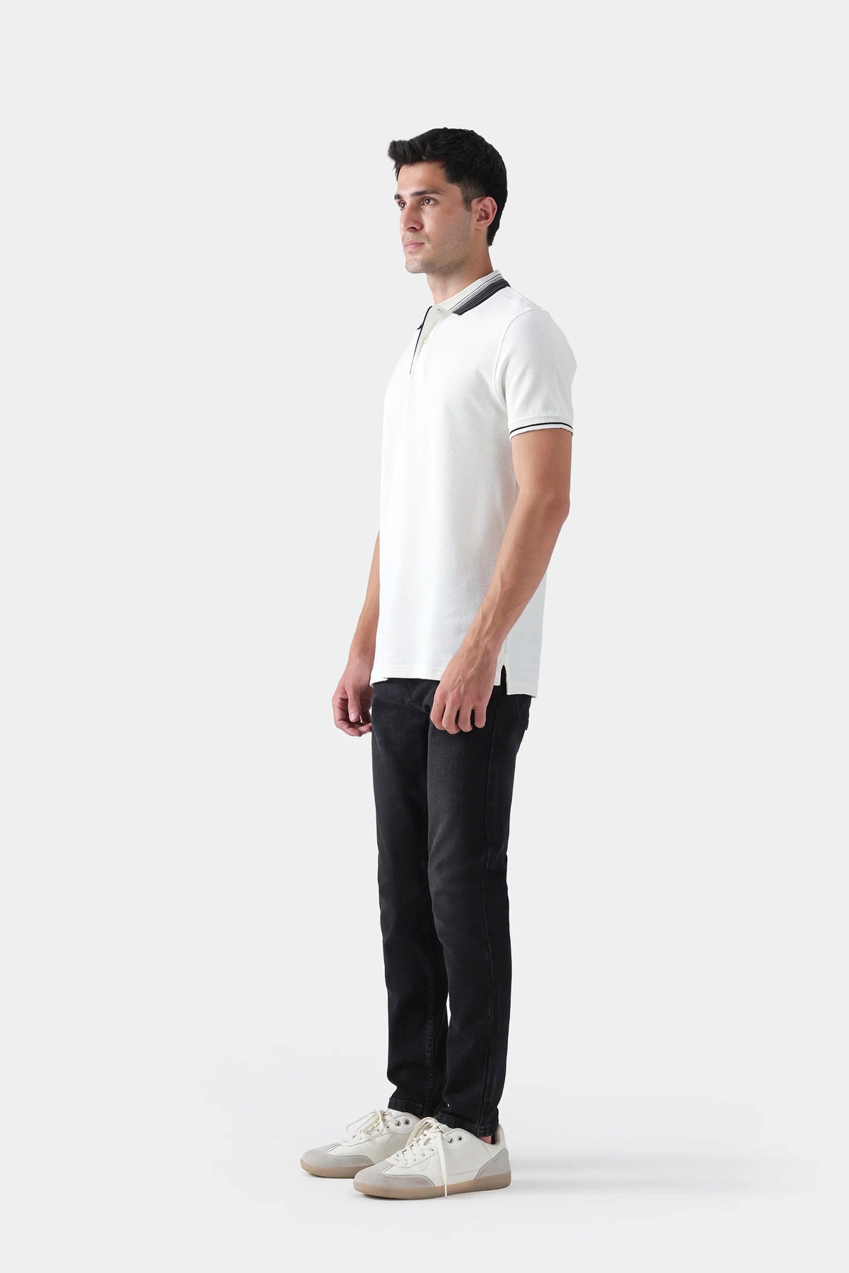 Tipped Honeycomb Polo - Cougar Clothing