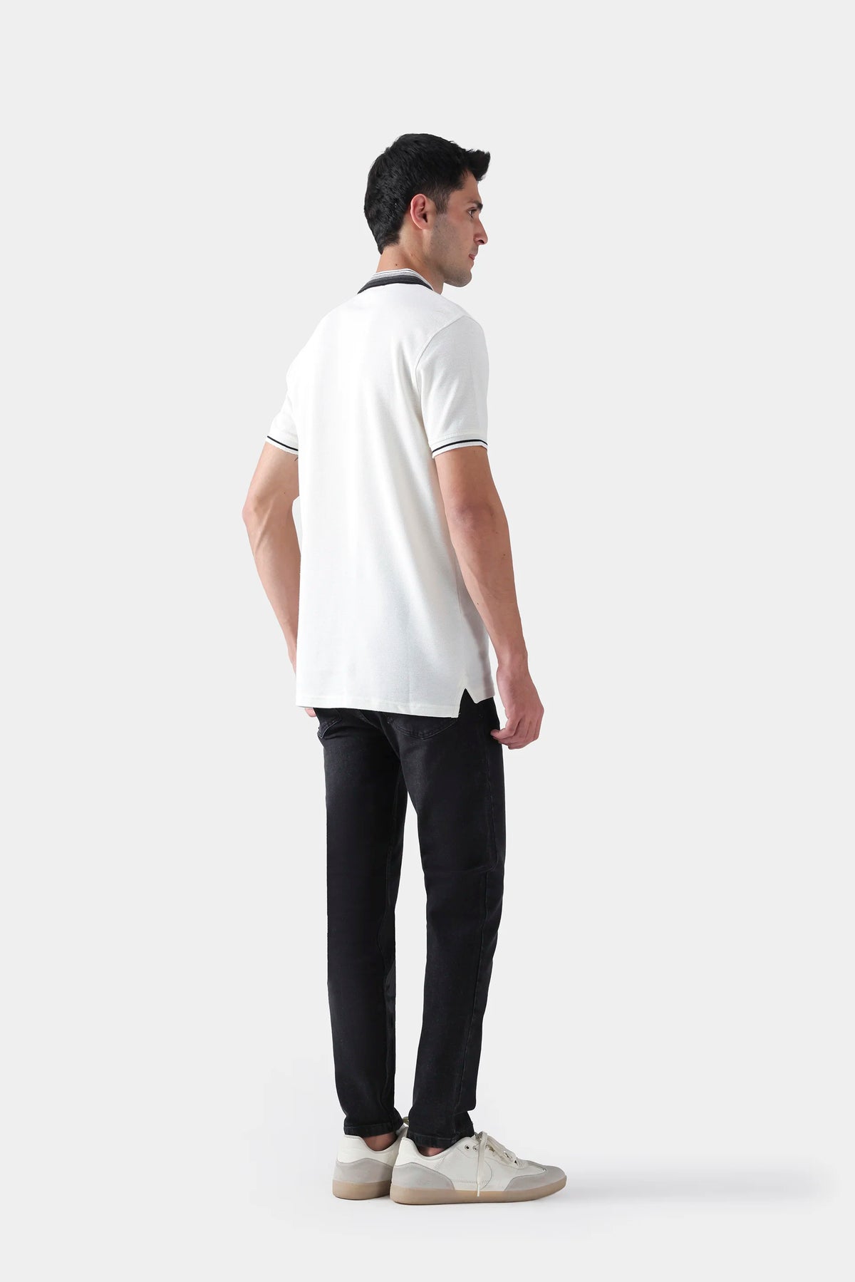 Tipped Honeycomb Polo - Cougar Clothing