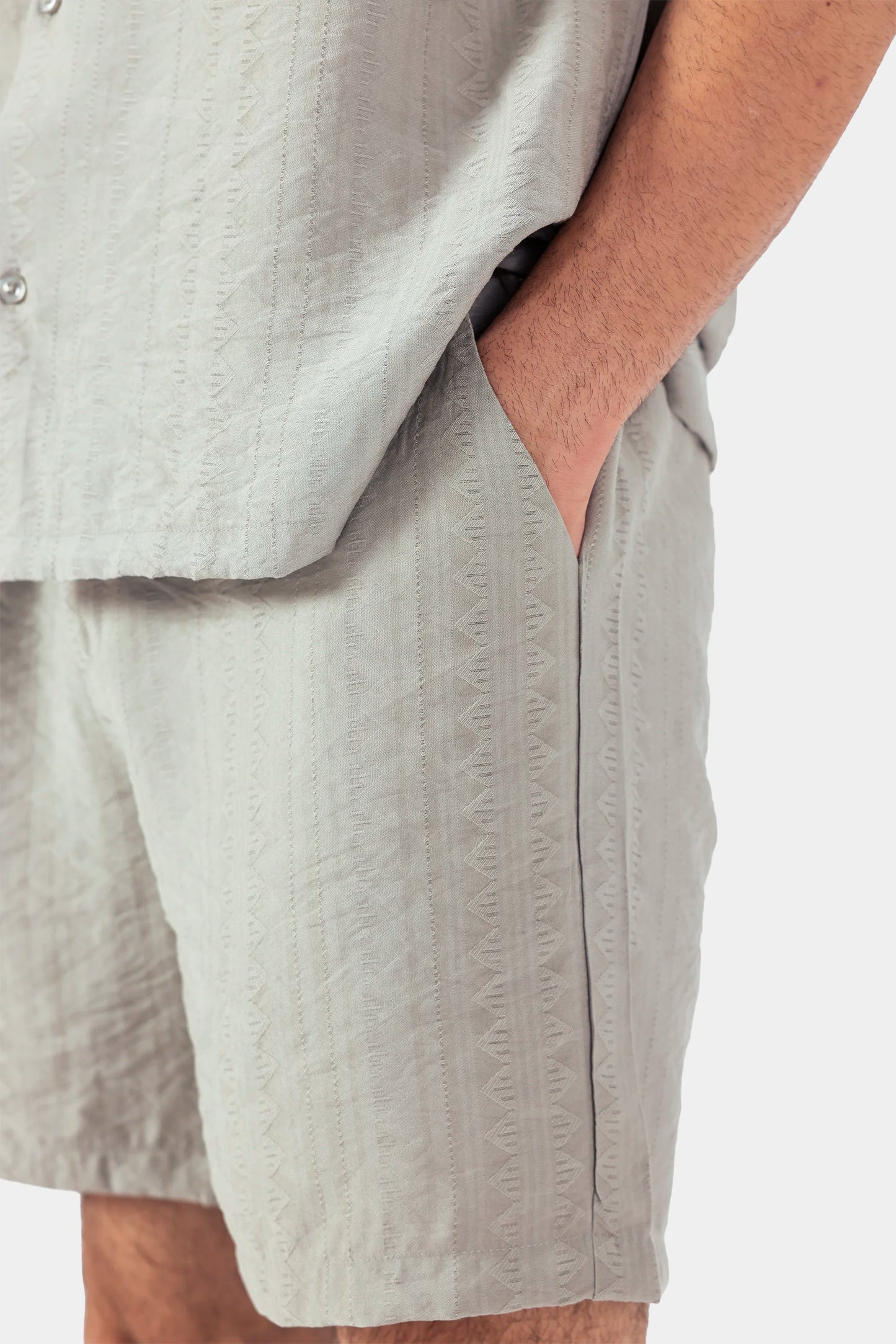 Textured Jacquard Shorts - Cougar Clothing