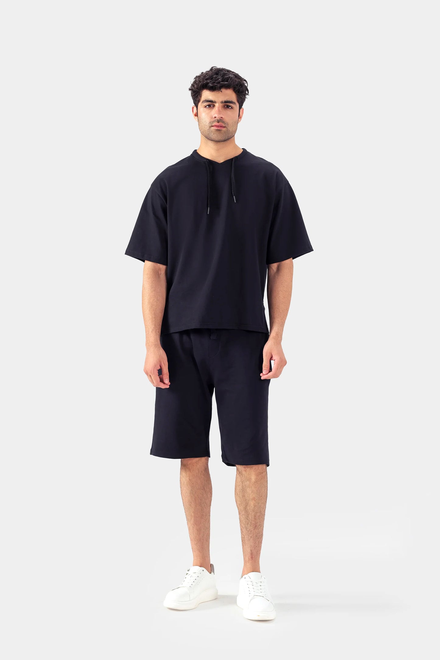 Boxy T-Shirt With Drawstring - Cougar Clothing