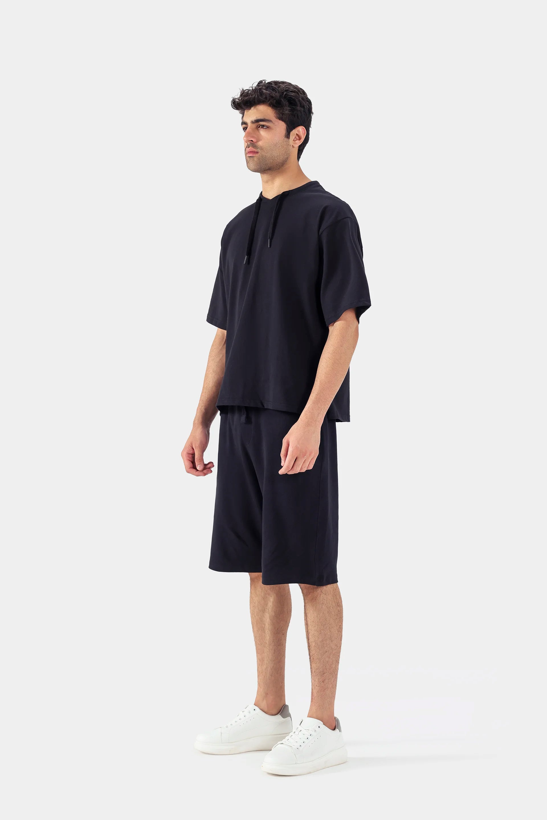 Boxy T-Shirt With Drawstring - Cougar Clothing