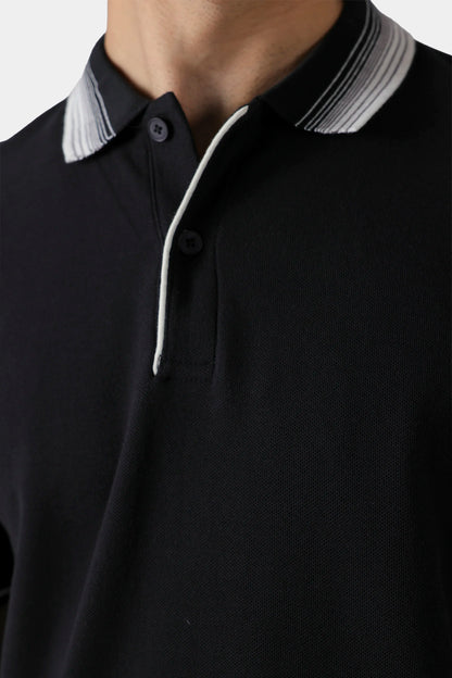 Tipped Honeycomb Polo - Cougar Clothing