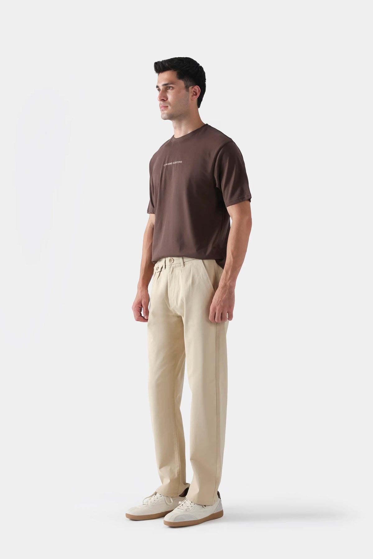 Pleated Chino Pants - Cougar Clothing