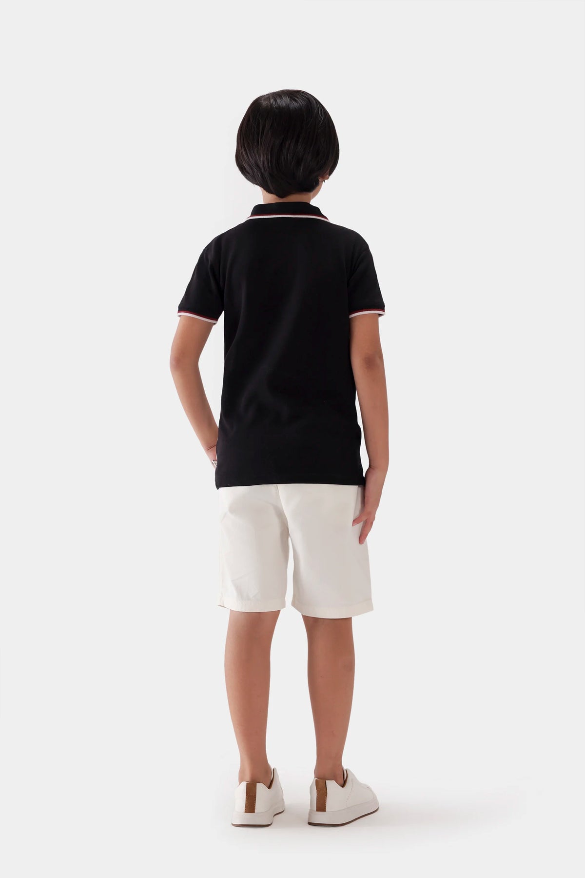 Quarter Zip Paneled Polo - Cougar Clothing
