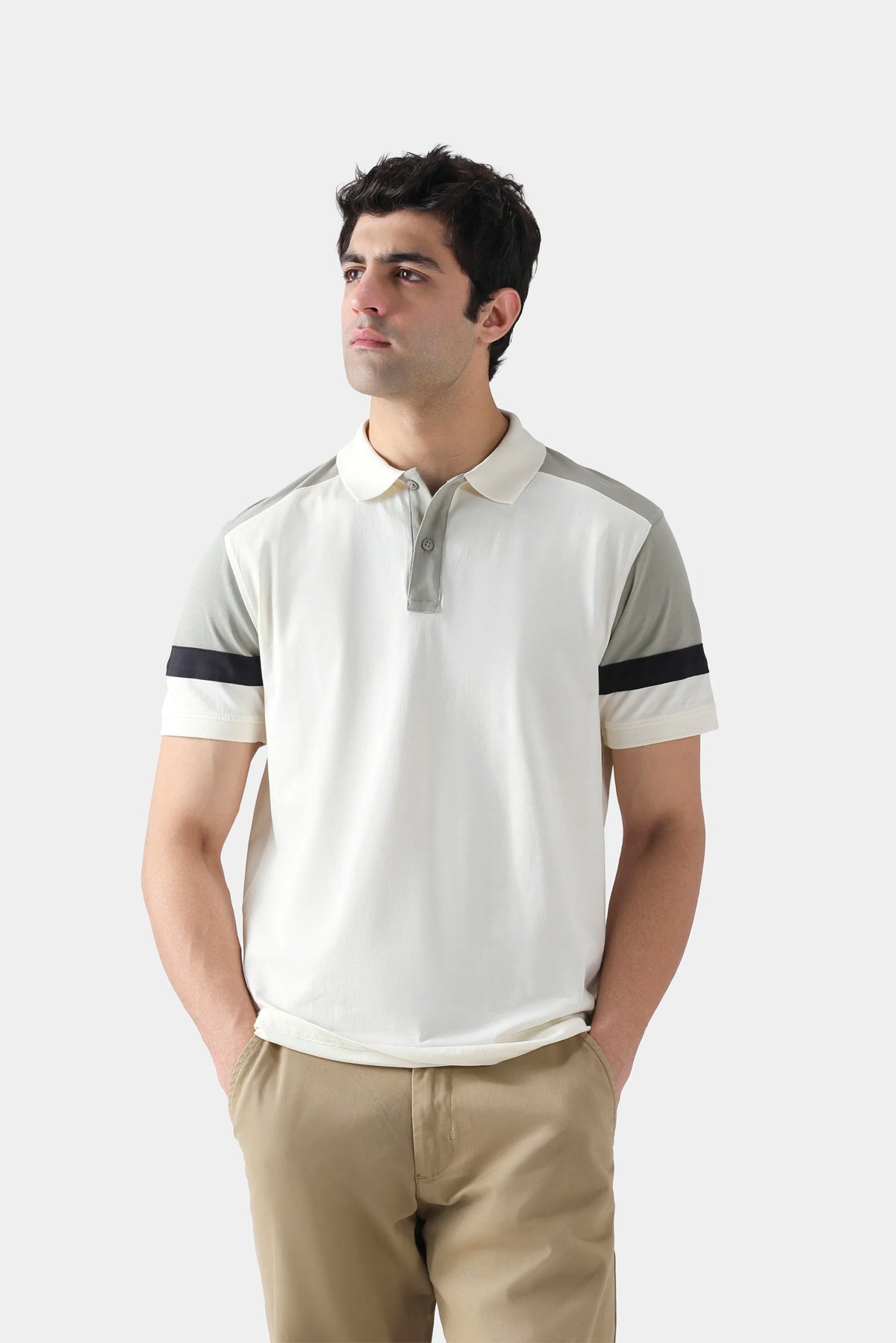 Contrast Sleeve Polo - Cougar Clothing