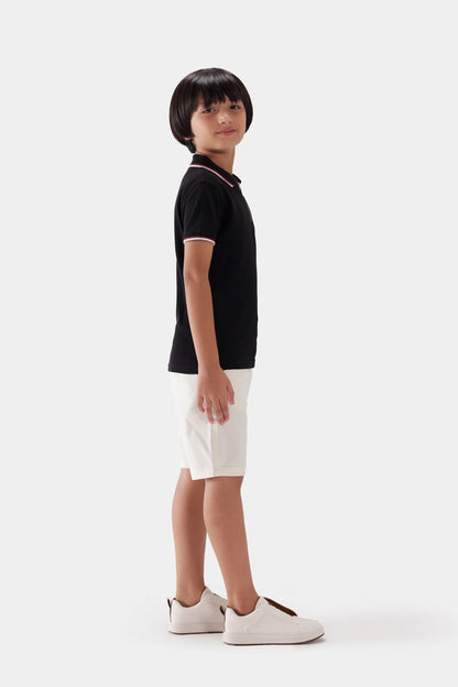 Quarter Zip Paneled Polo - Cougar Clothing