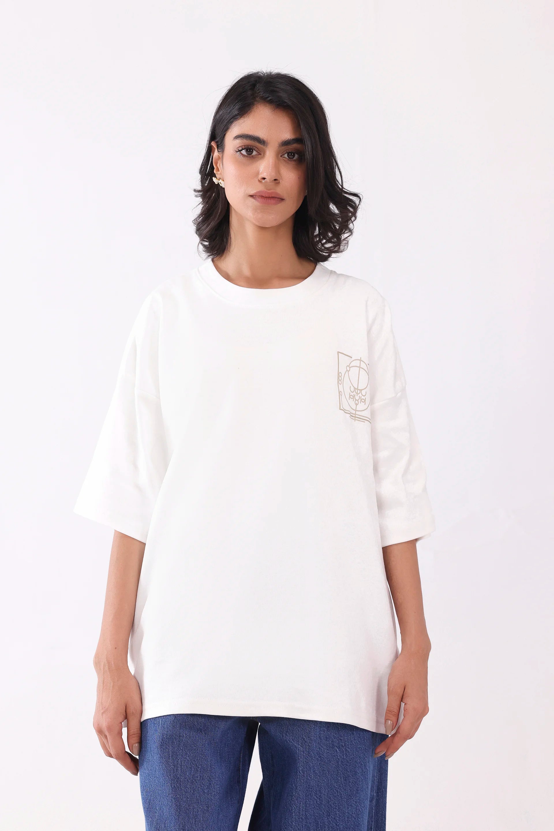 Oversized Interlock T-Shirt - Cougar Clothing