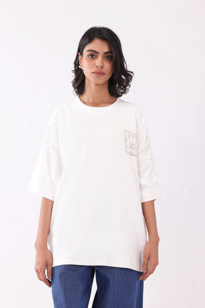 Oversized Interlock T-Shirt - Cougar Clothing