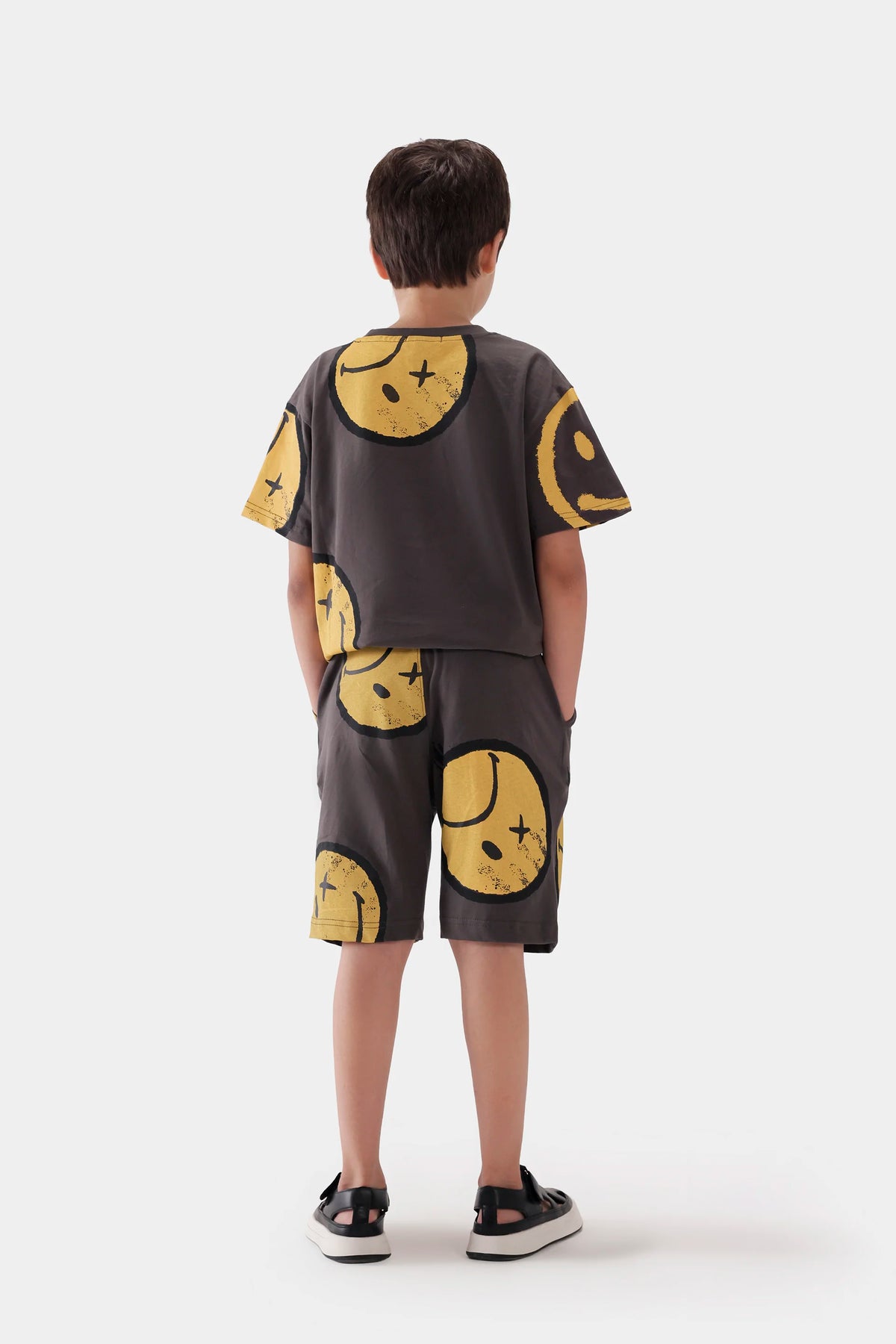 Smiley Splatter Shorts - Cougar Clothing
