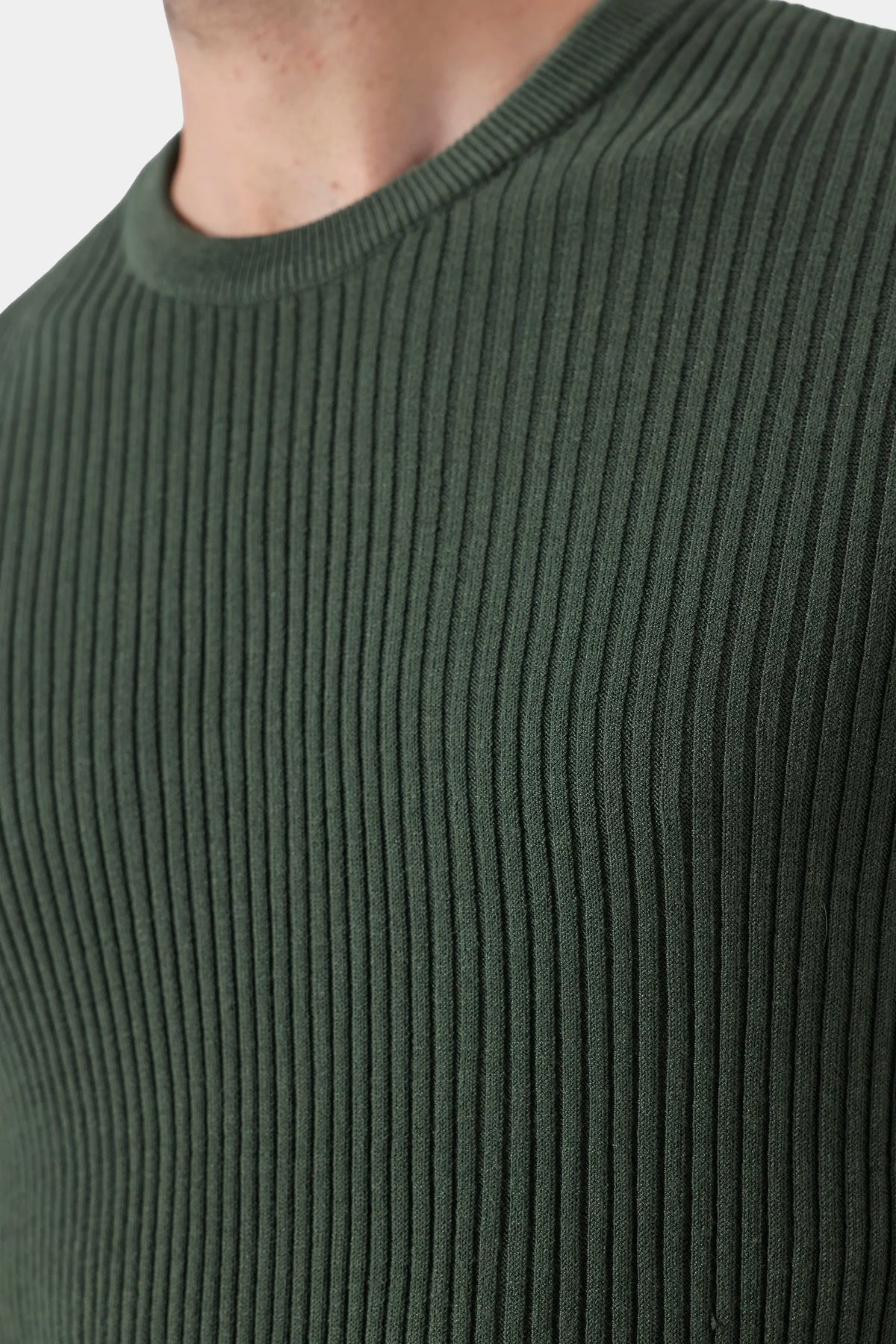 Rib Knit T-Shirt - Cougar Clothing