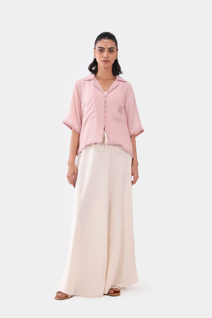 Embroidered Resort Collar Shirt - Cougar Clothing