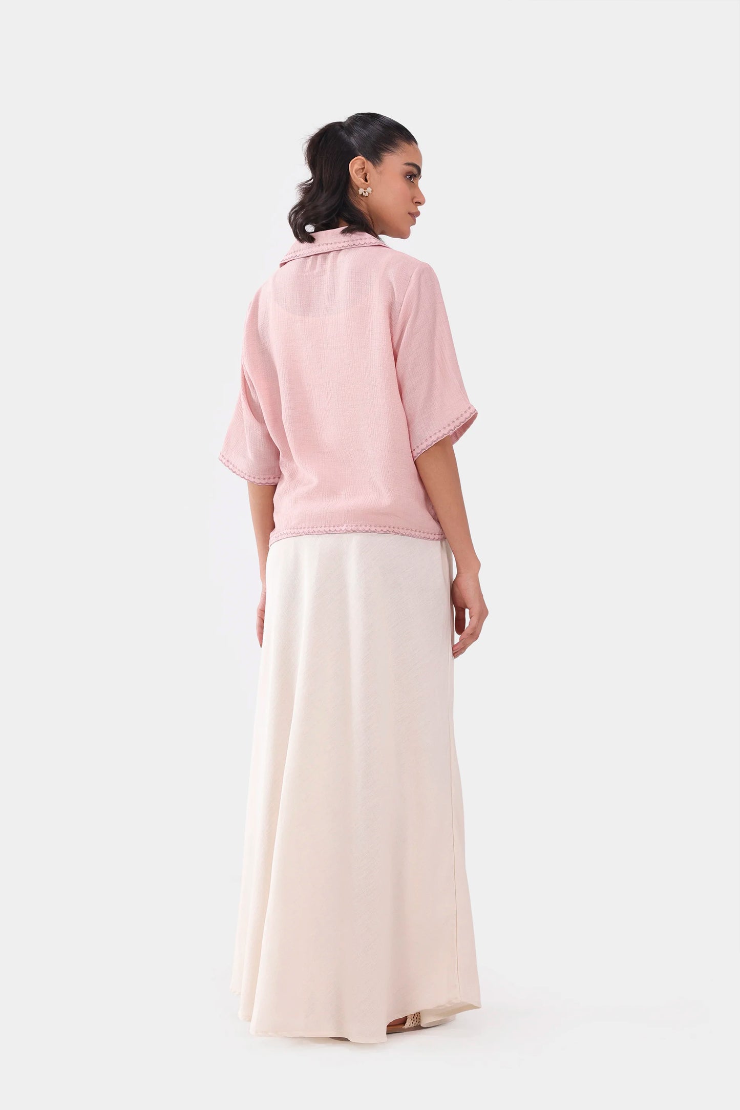 Drawstring Irish Cotton Skirt - Cougar Clothing