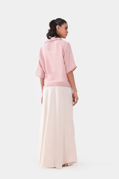 Drawstring Irish Cotton Skirt - Cougar Clothing