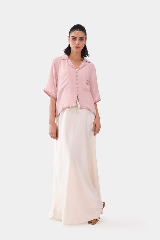 Embroidered Resort Collar Shirt - Cougar Clothing