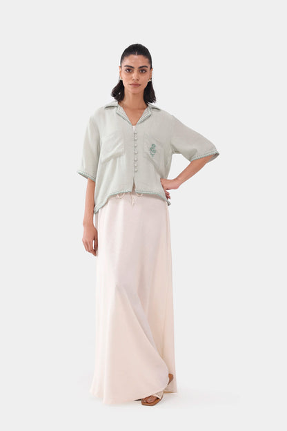 Embroidered Resort Collar Shirt - Cougar Clothing