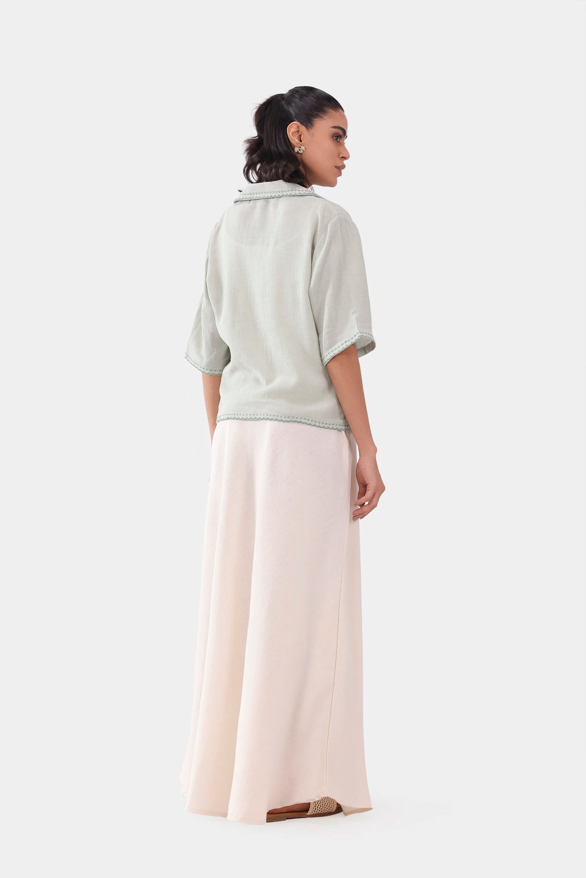 Embroidered Resort Collar Shirt - Cougar Clothing