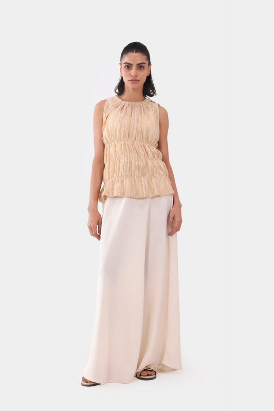 Embellished Tiered Top - Cougar Clothing