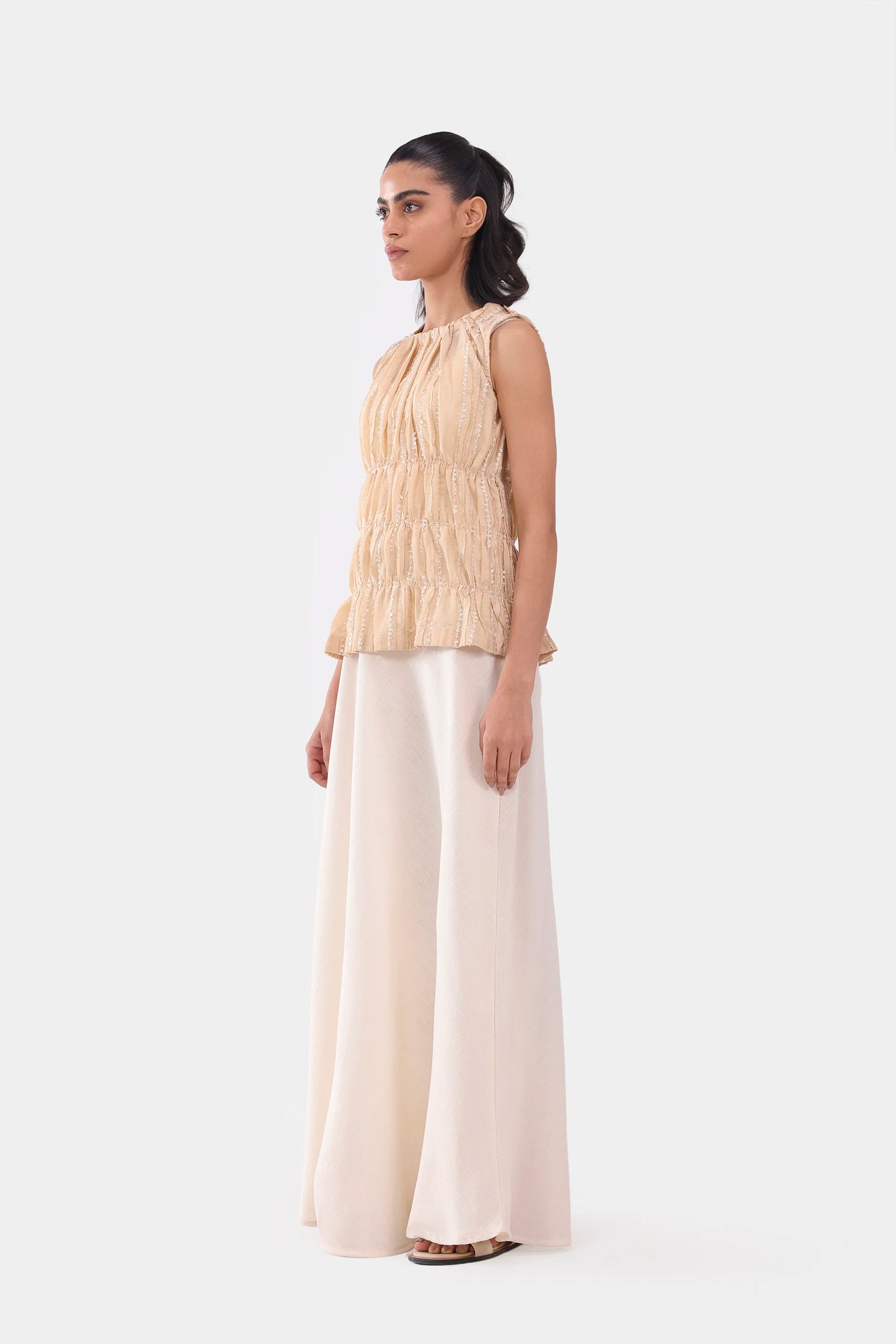 Embellished Tiered Top - Cougar Clothing