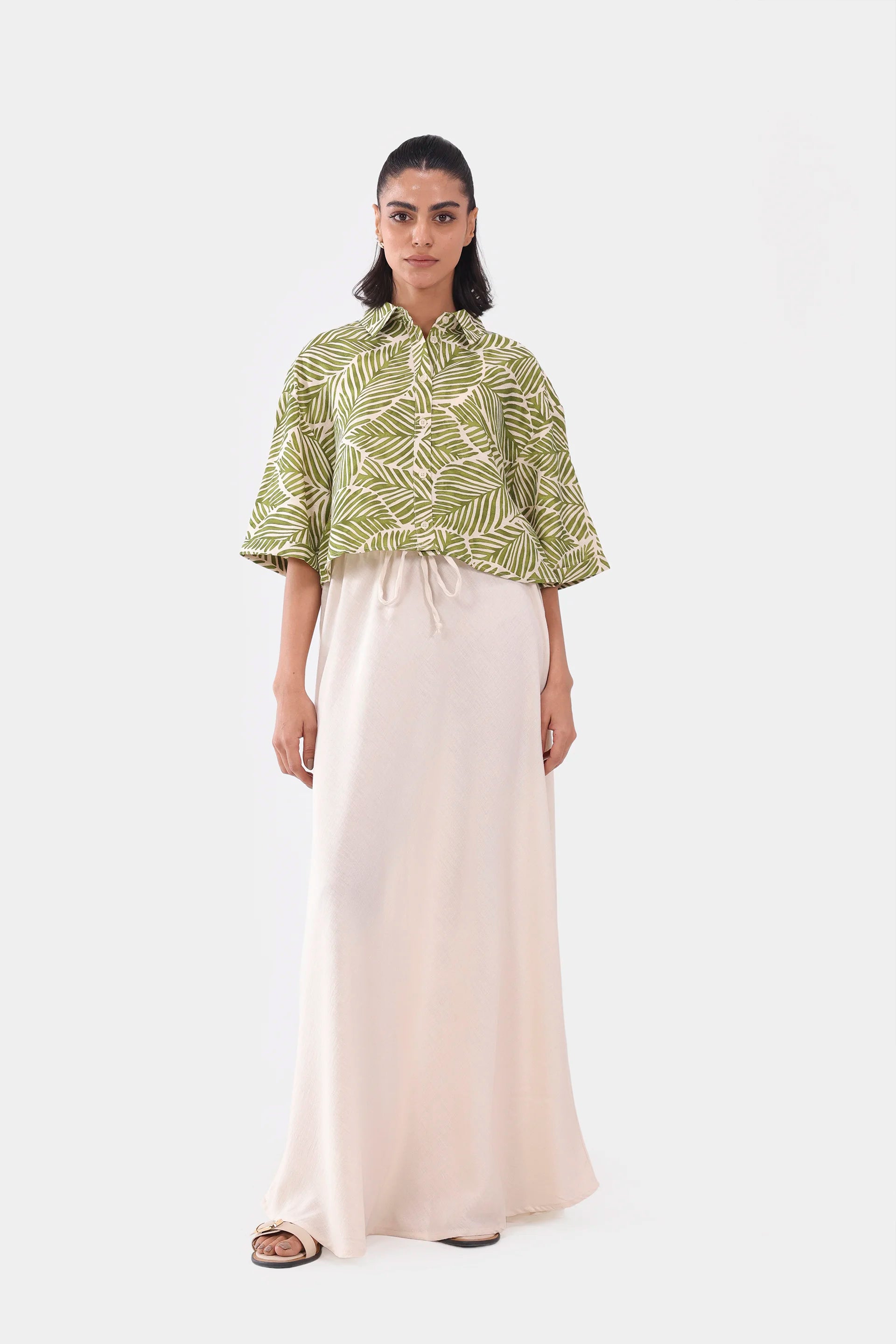 Viscose Blend Printed Shirt - Cougar Clothing