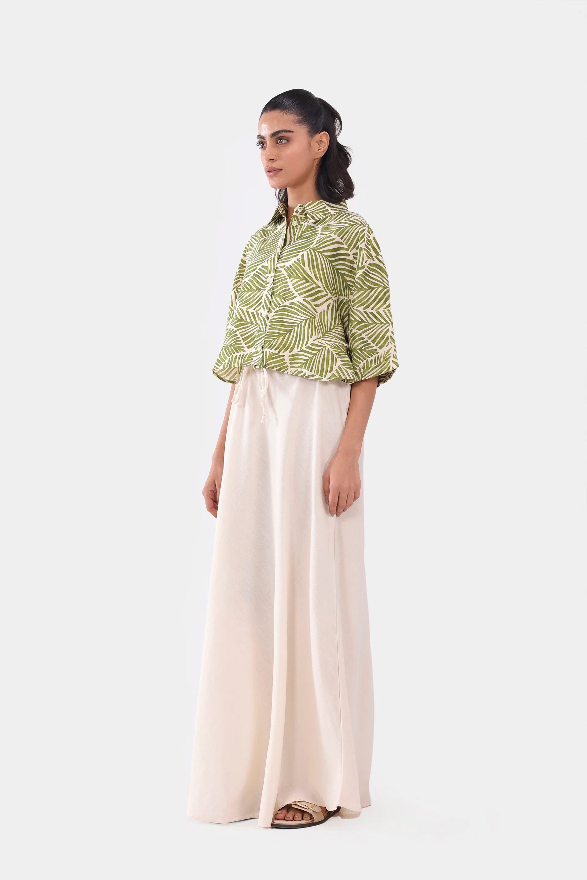 Viscose Blend Printed Shirt - Cougar Clothing