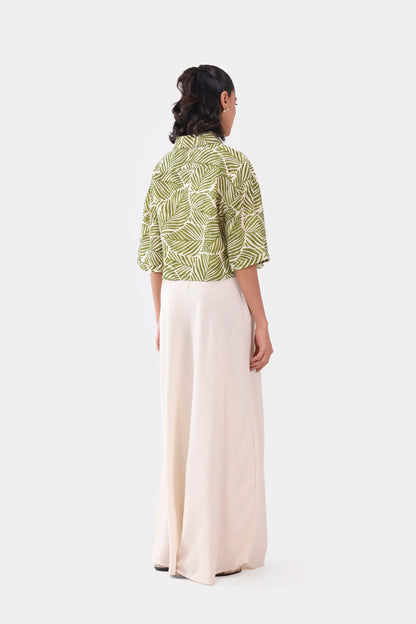 Viscose Blend Printed Shirt - Cougar Clothing