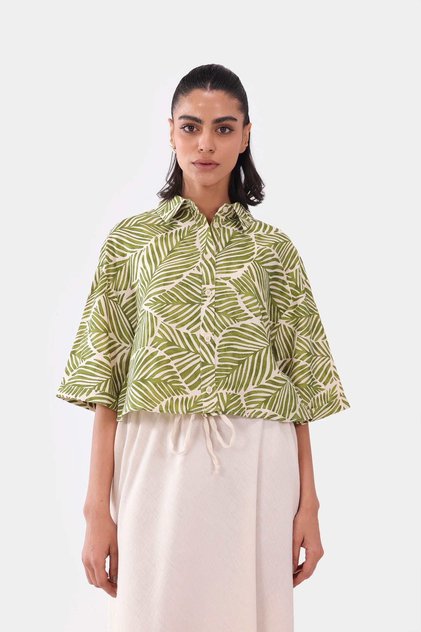 Viscose Blend Printed Shirt - Cougar Clothing