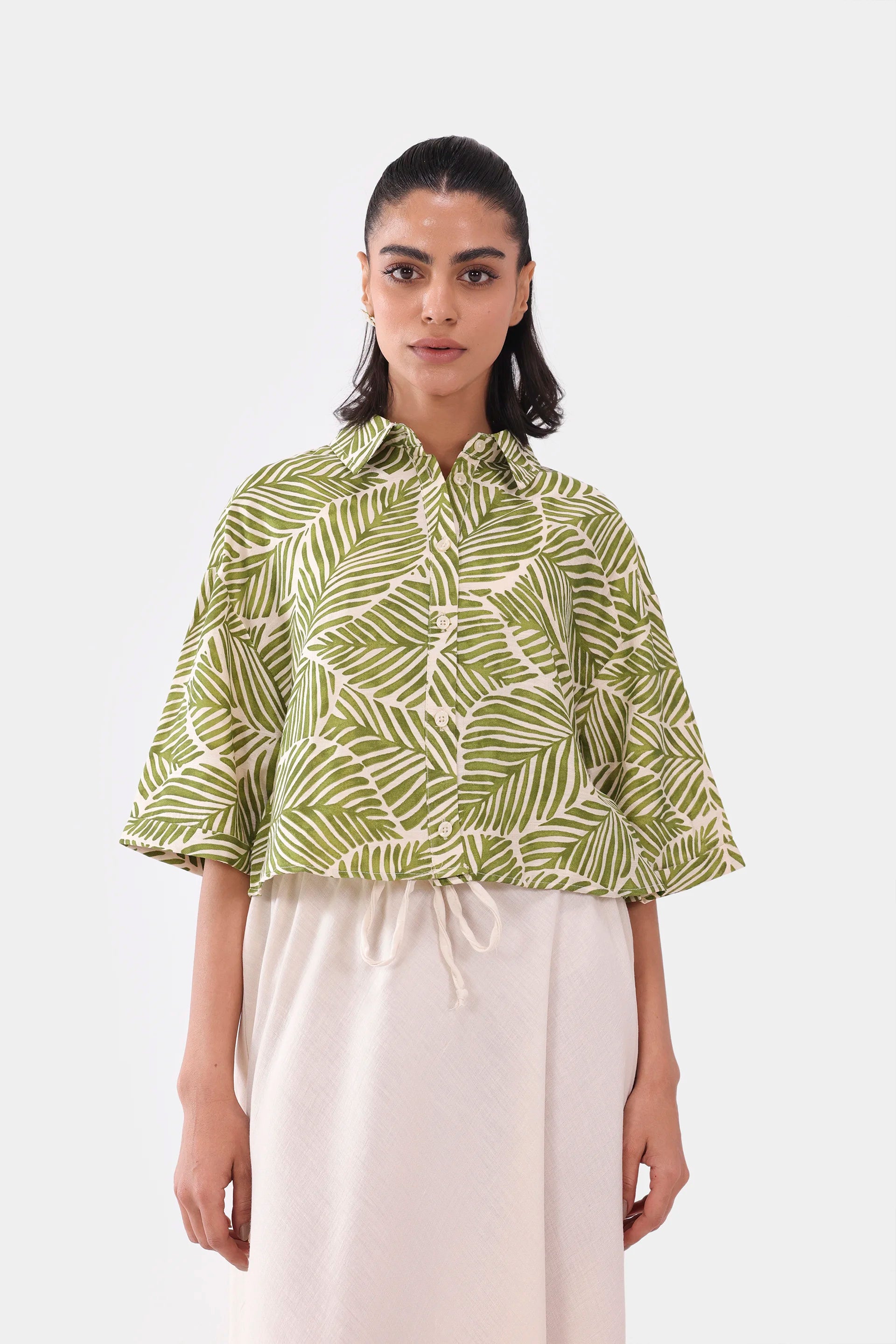 Viscose Blend Printed Shirt - Cougar Clothing