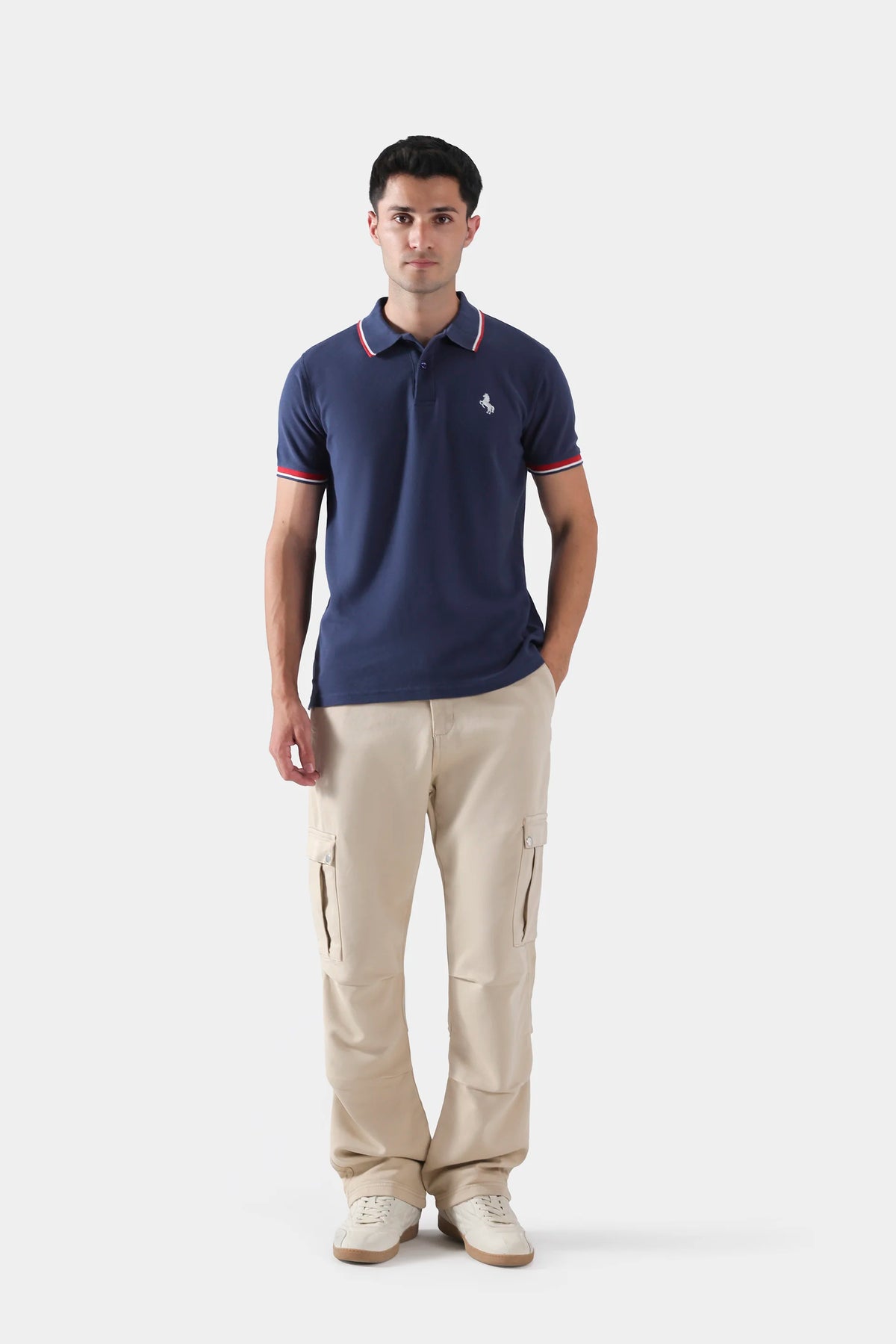 Textured Tipping Polo - Cougar Clothing