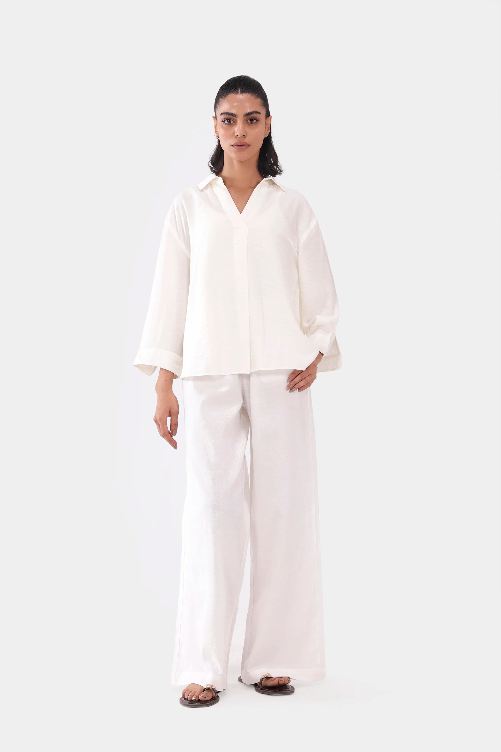 Mercerized Cotton Viscose Top - Cougar Clothing