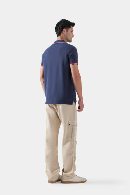 Textured Tipping Polo - Cougar Clothing