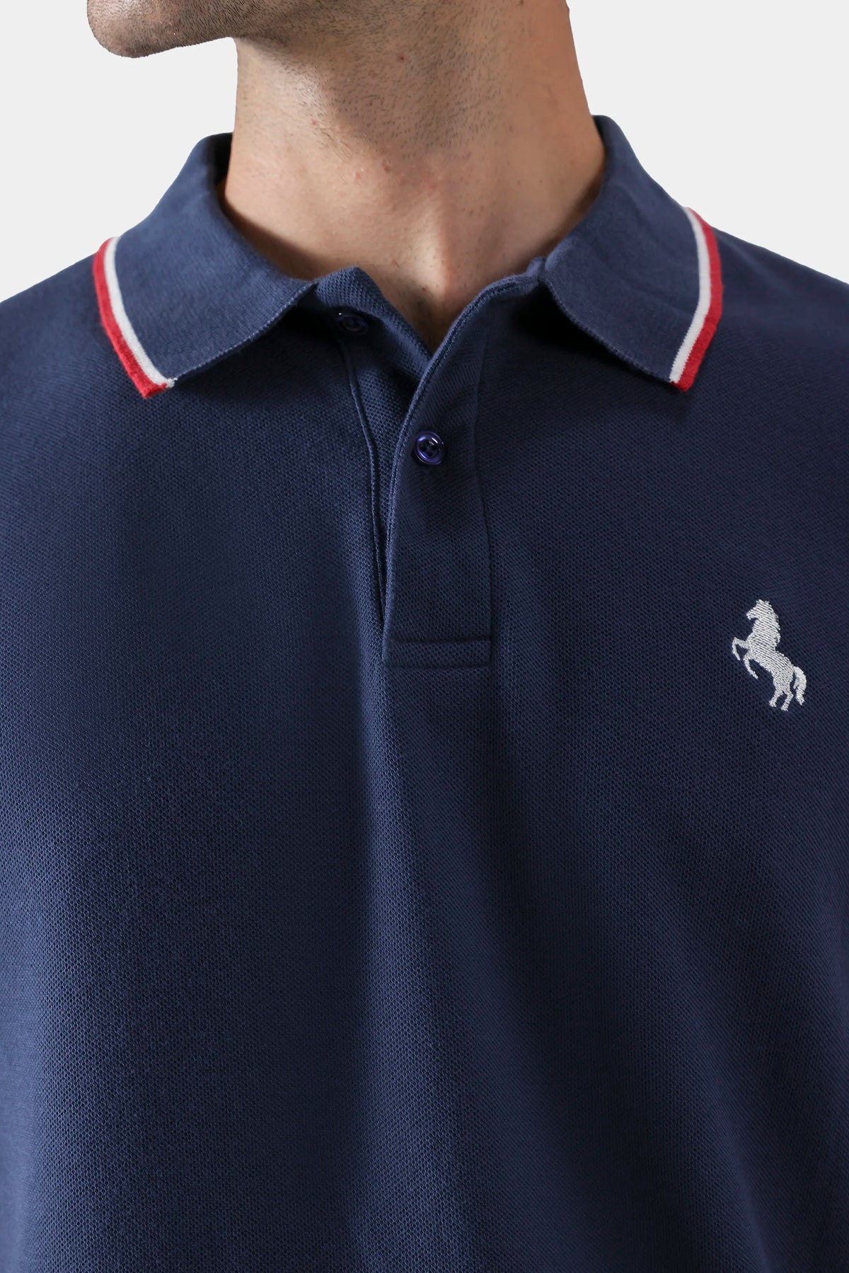 Textured Tipping Polo - Cougar Clothing