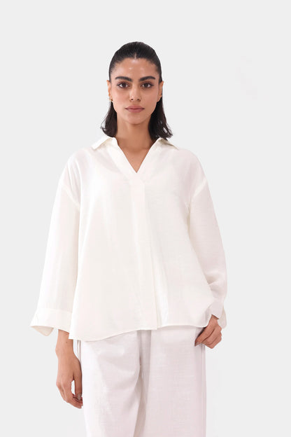 Mercerized Cotton Viscose Top - Cougar Clothing