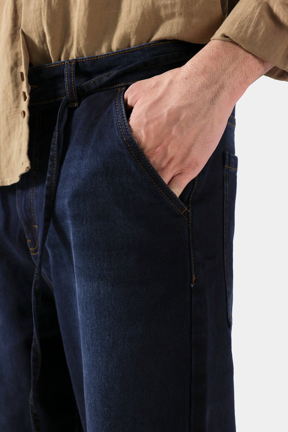 Drawstring Jeans - Cougar Clothing