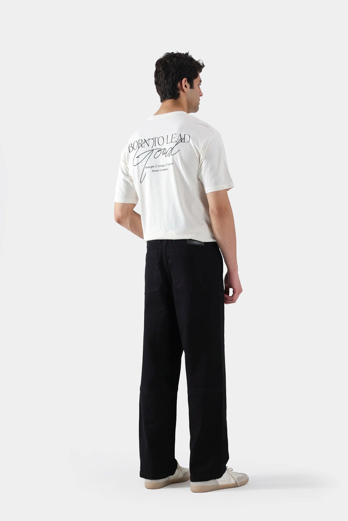 Loose Fit Paneled Jeans - Cougar Clothing
