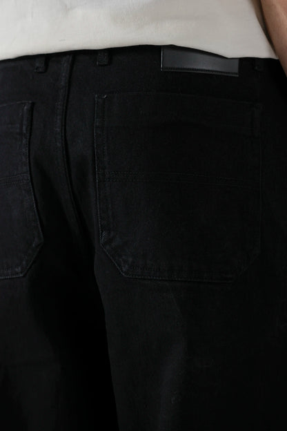 Loose Fit Paneled Jeans - Cougar Clothing