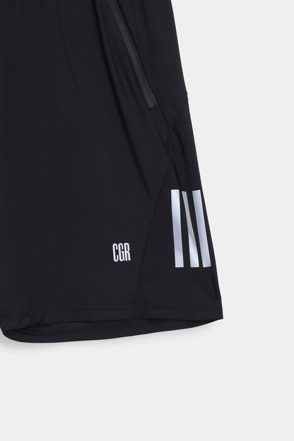 Activewear Shorts With Mesh Panel - Cougar Clothing