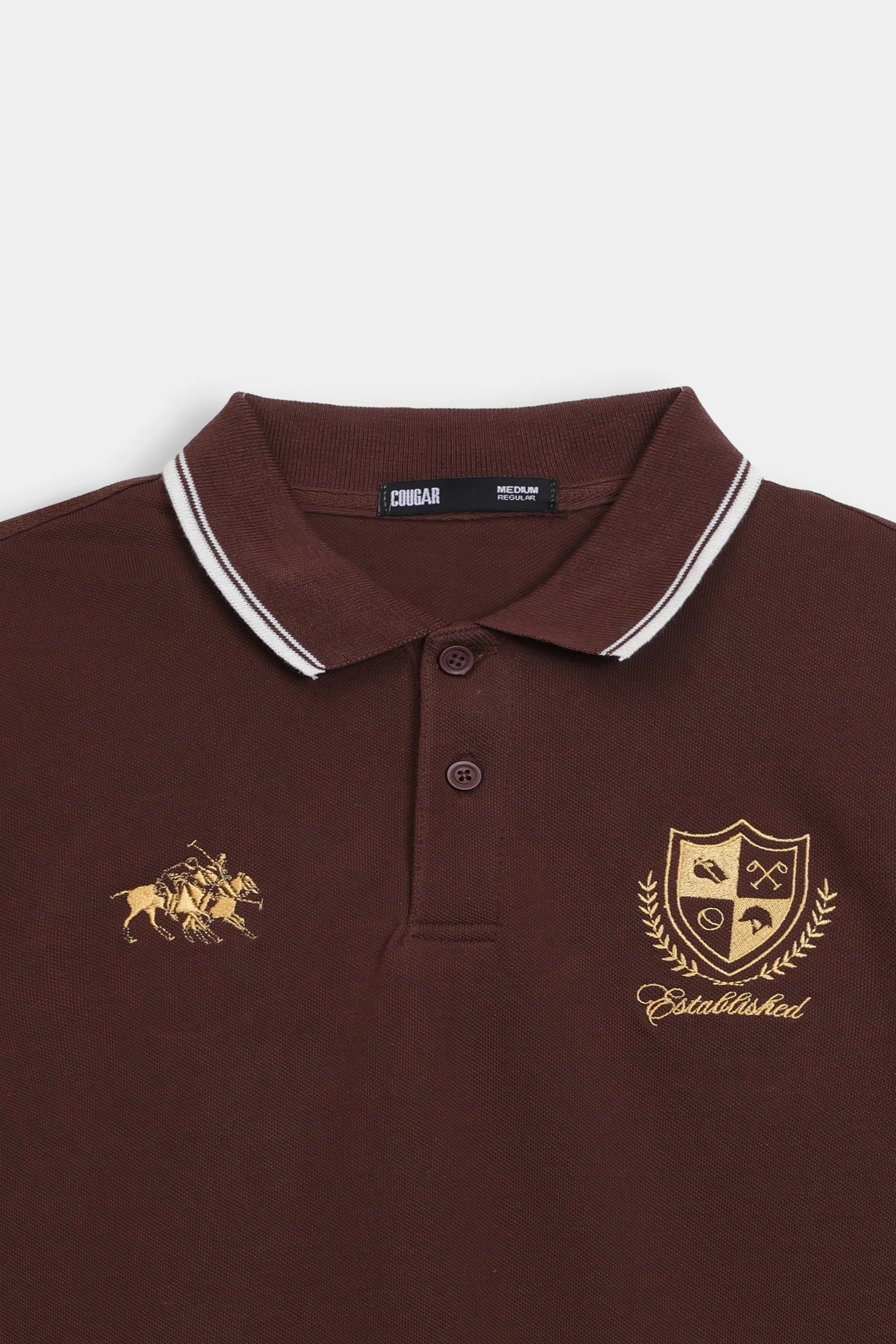 Embroidered Polo - Cougar Clothing