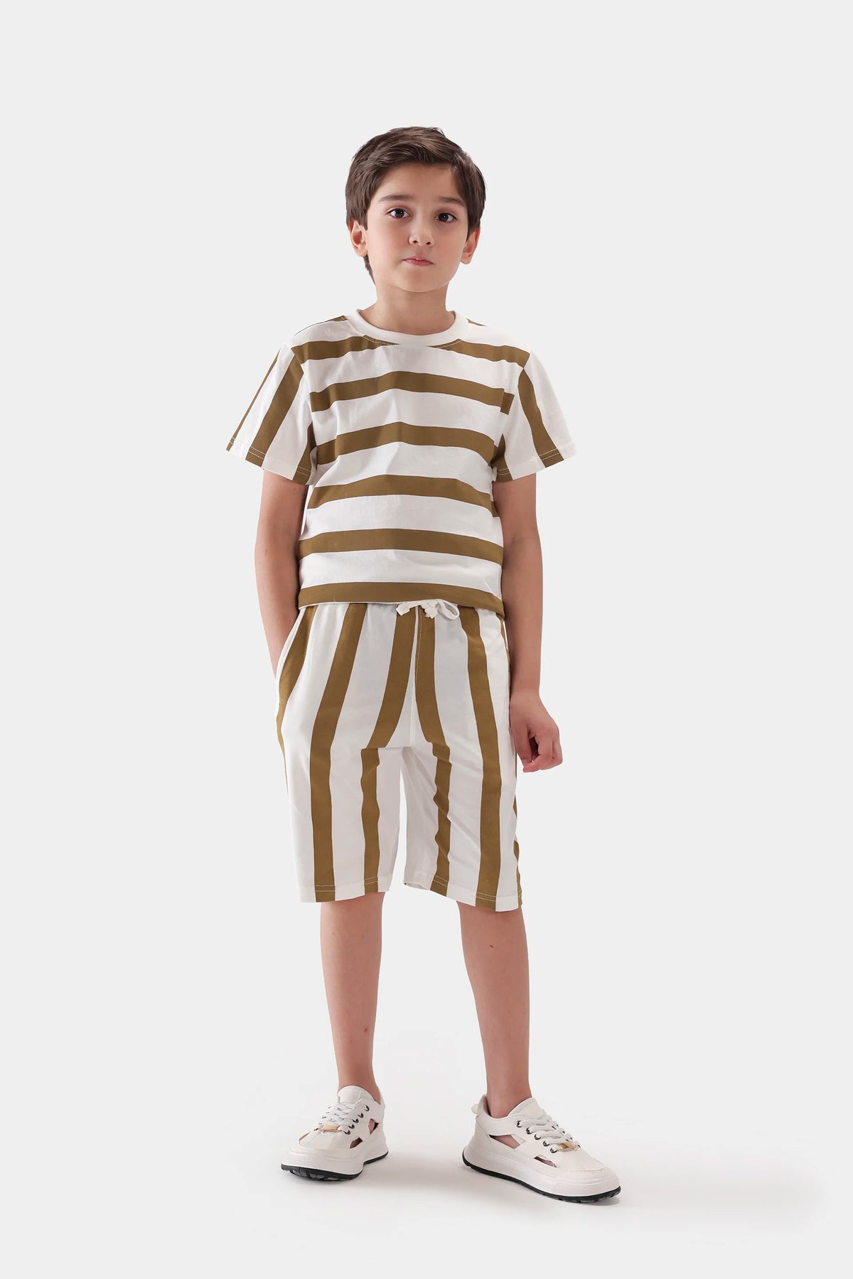 Striped Shorts - Cougar Clothing