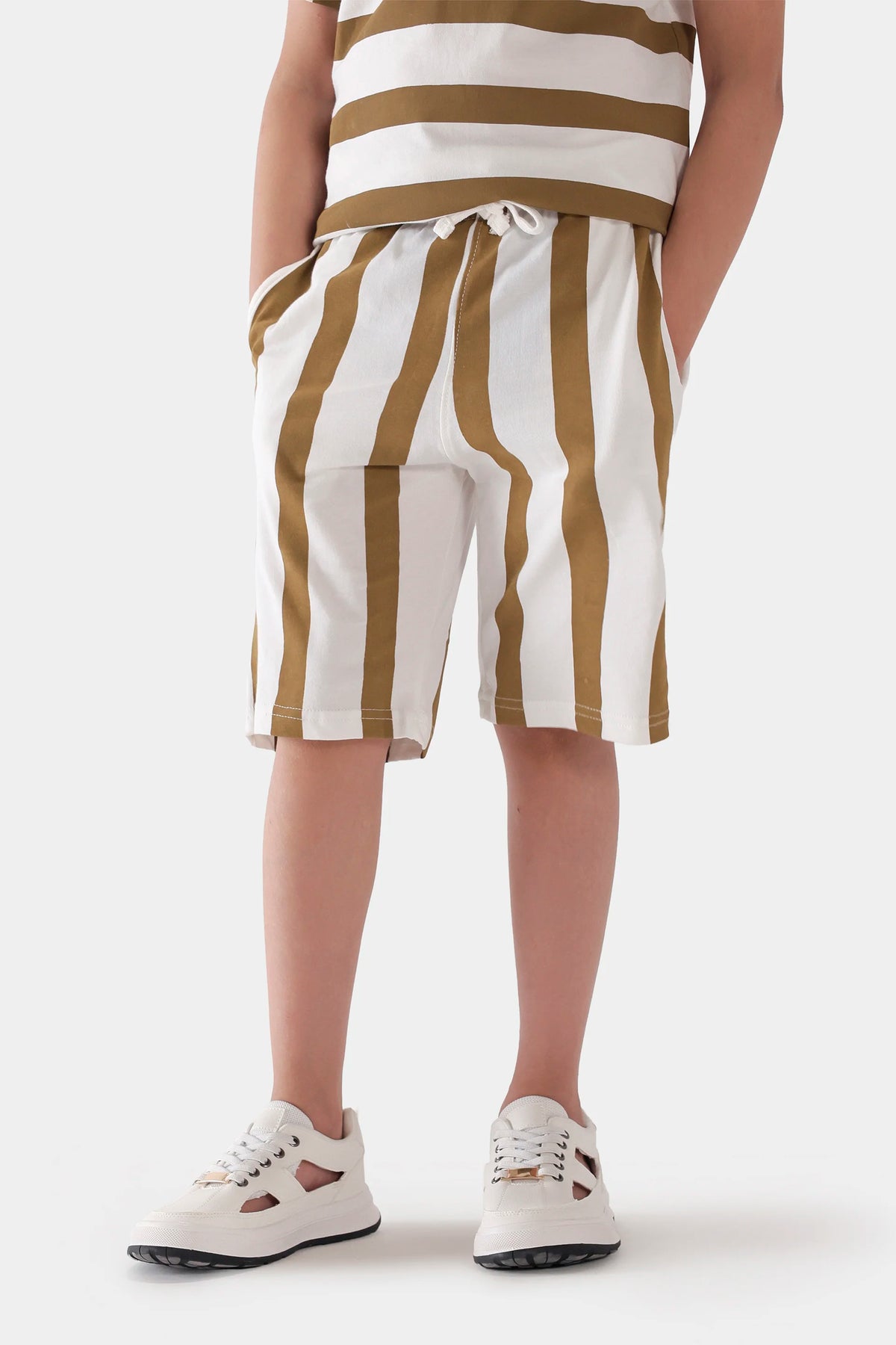 Striped Shorts - Cougar Clothing