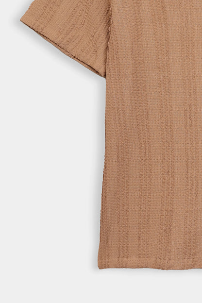 Textured Knit Shirt - Cougar Clothing