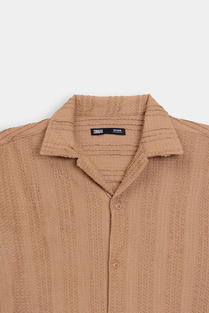 Textured Knit Shirt - Cougar Clothing