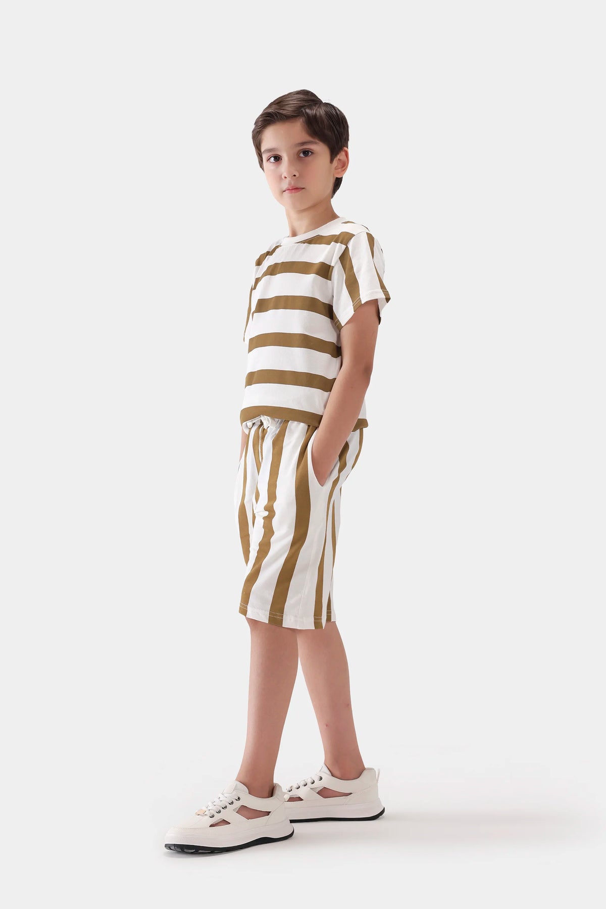 Striped Shorts - Cougar Clothing