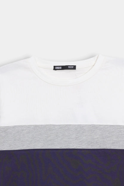 Contrast Panelled T-Shirt - Cougar Clothing