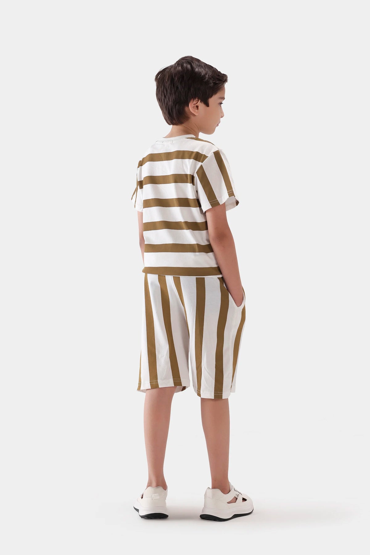 Striped Shorts - Cougar Clothing