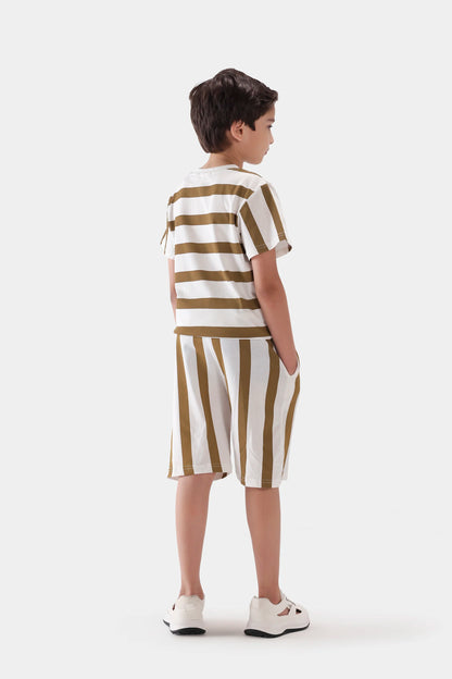 Striped Shorts - Cougar Clothing