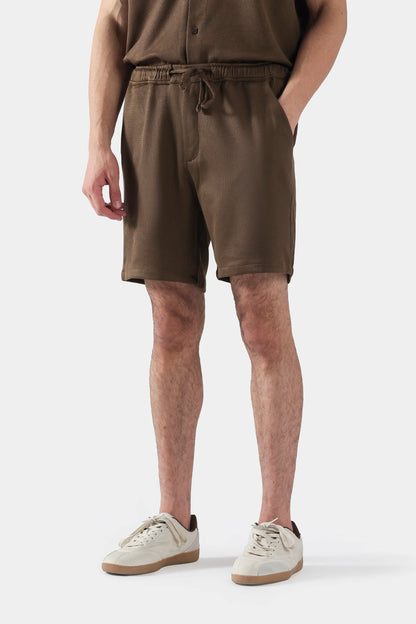 Textured Shorts - Cougar Clothing