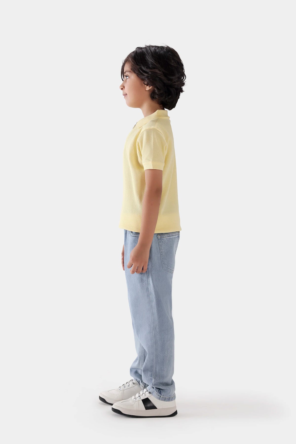 Quarter Zip Popcorn Polo - Cougar Clothing